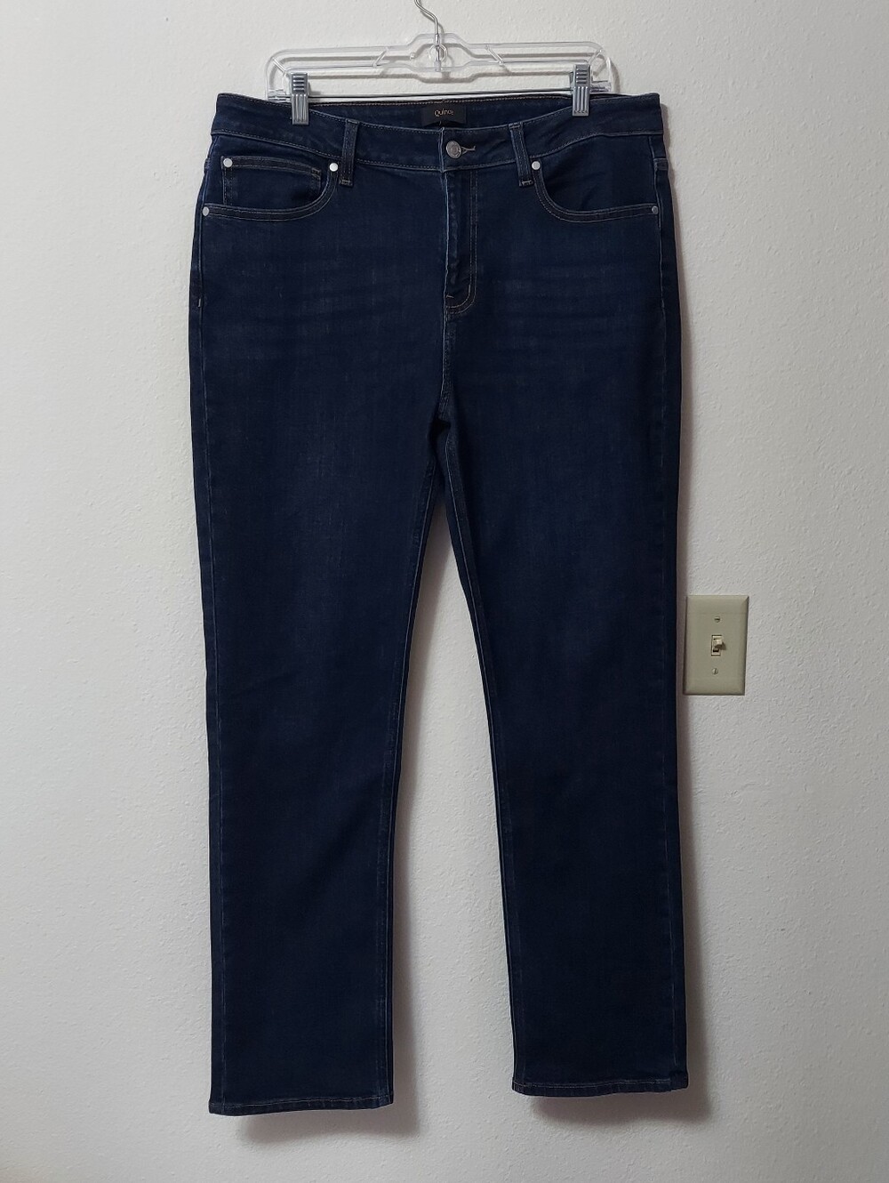 Quince Woman's Luna Stretch Slim Straight Jeans Size 32